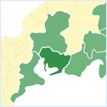 愛知県　周辺地図
