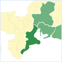 三重県　周辺地図